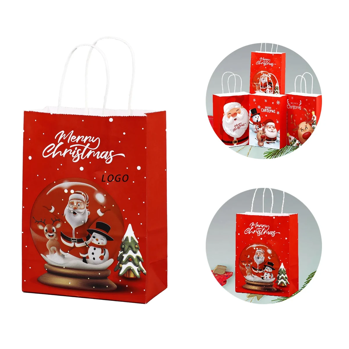 Christmas Shopping Paper Bag 1