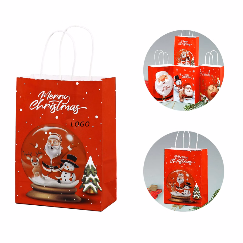 Christmas Shopping Paper Bag