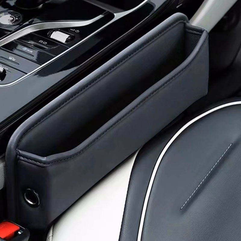 Car Seat Gap Filler Leather Organizer