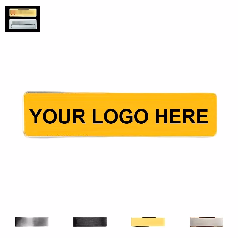 Name Tag Badge With Pin Backing