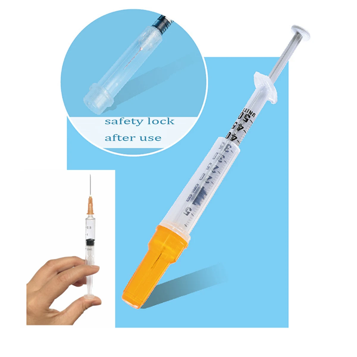 Disposable Insulin Syringe 1