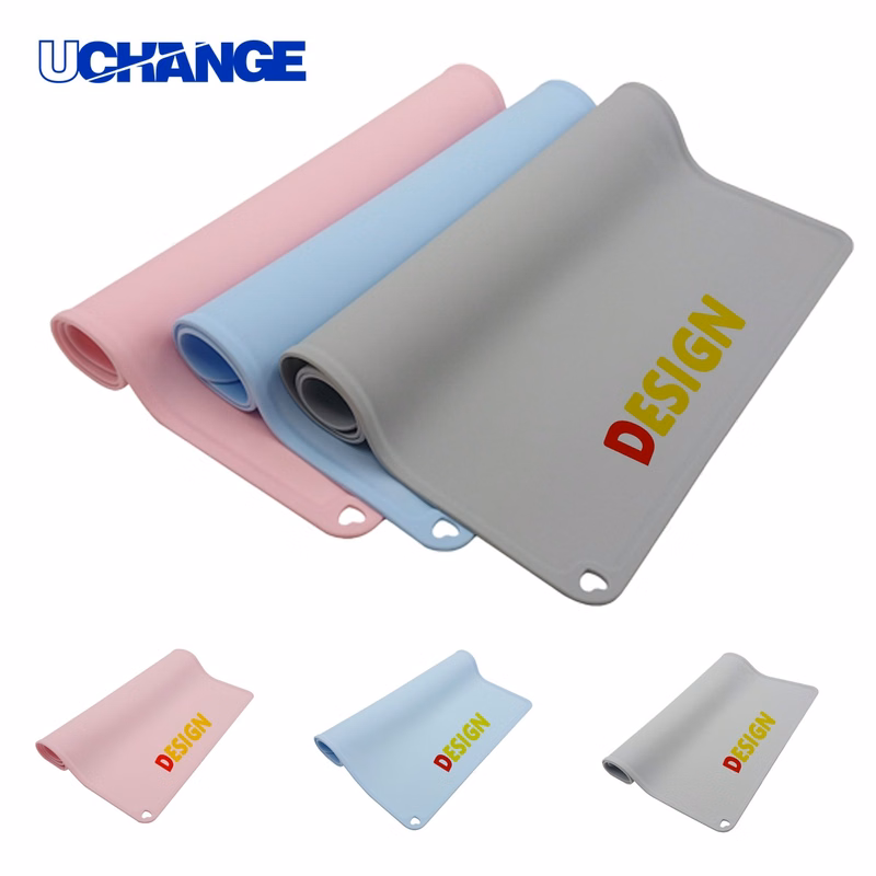 Food Grade Portable Silicone Placemat for Dining