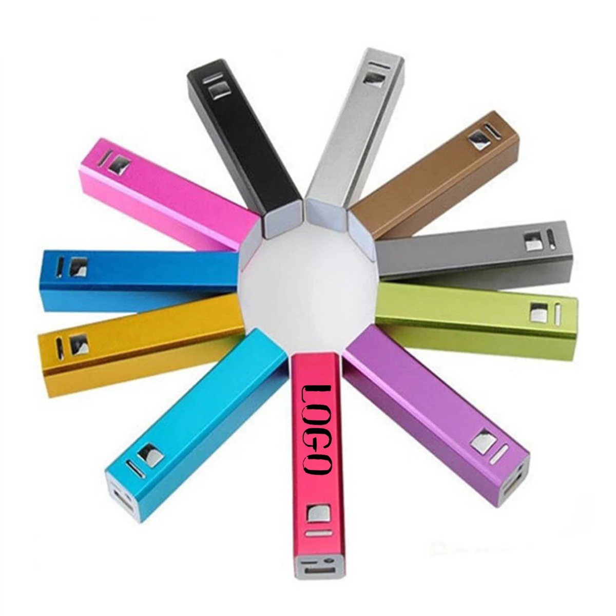 Portable Square Metal Casing Power Bank 1