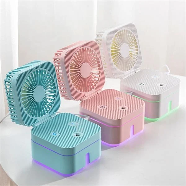 Mini USB Desk Fan with Humidifier 1