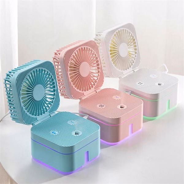 Mini USB Desk Fan with Humidifier