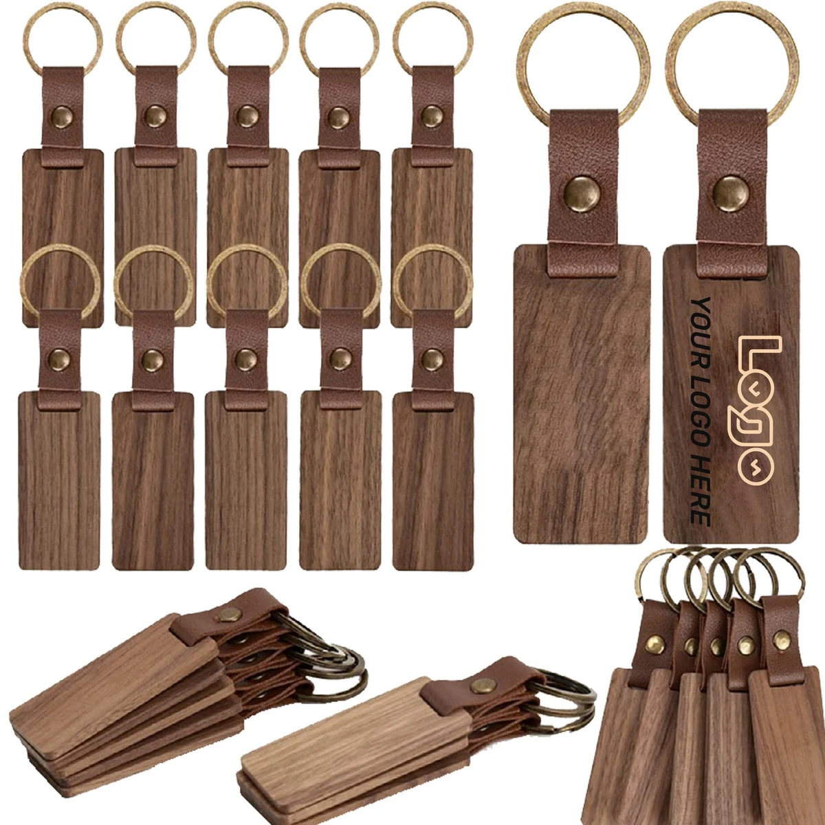 Hardwood Keychains 1