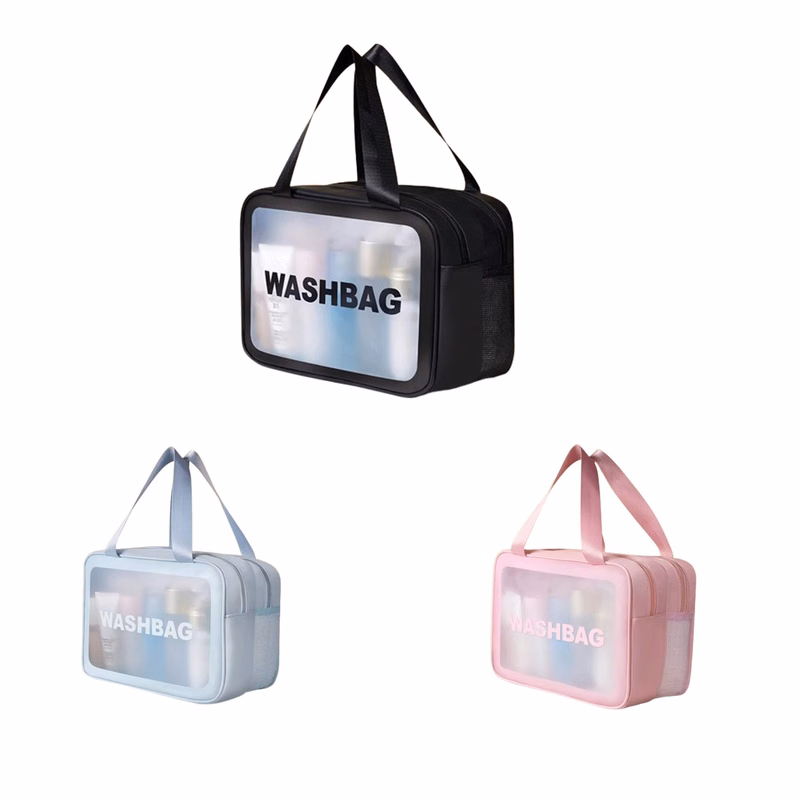 Double-layer Dry And Wet Separation Makeup Bag