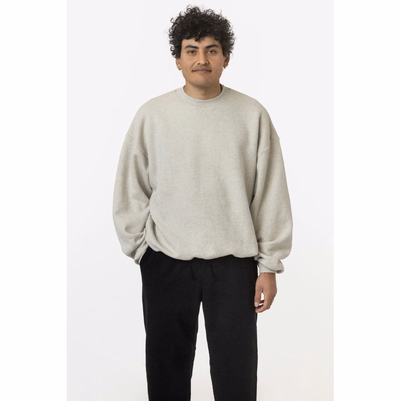 12 OZ MID-WEIGHT FLEECE WIDE CREW