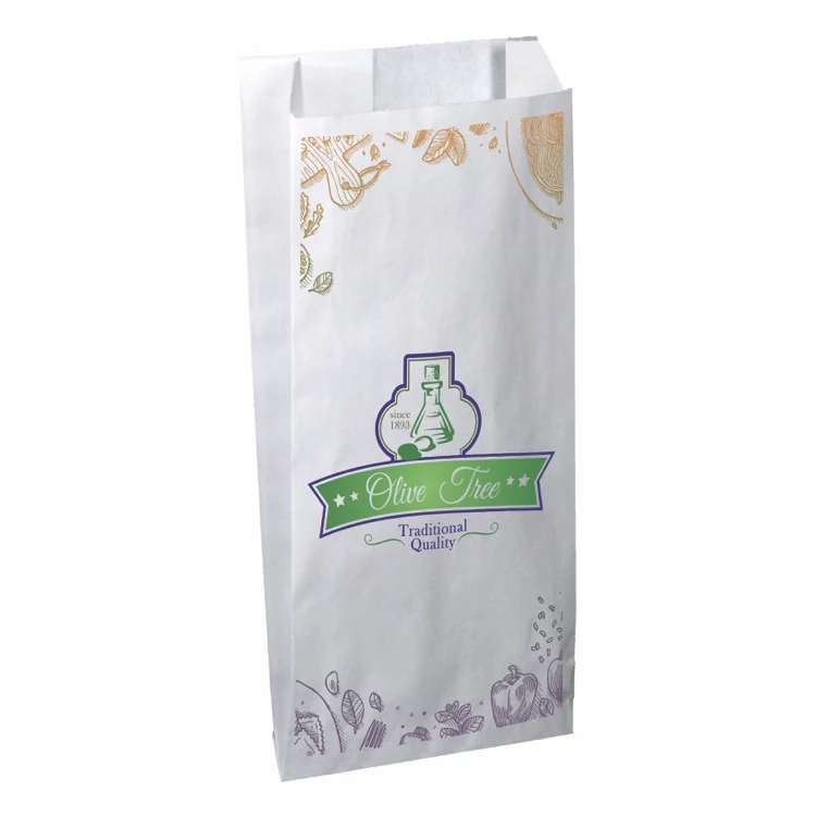 Digital Full Color 1-Sided Merchant Paper Bag with Gussets (5"x 10"x 2") 1