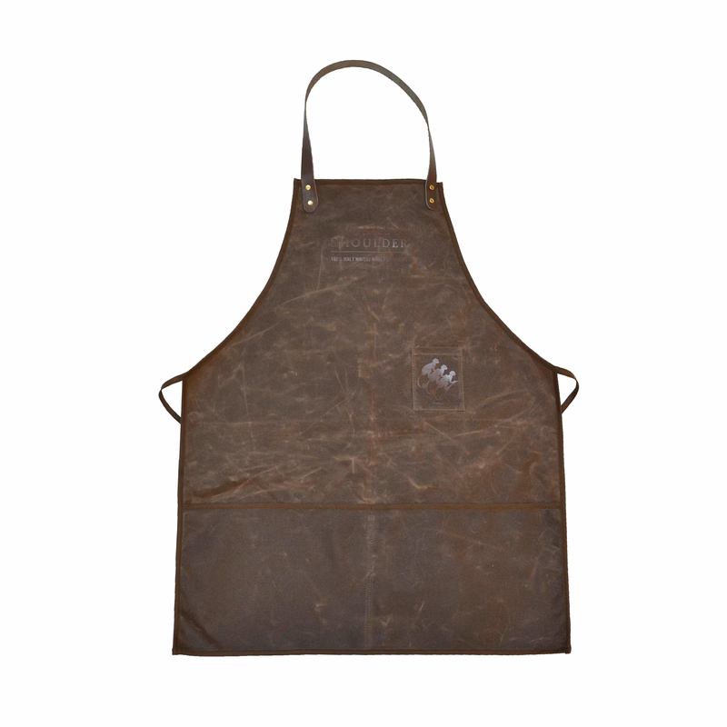 Leather Screen Printed Apron