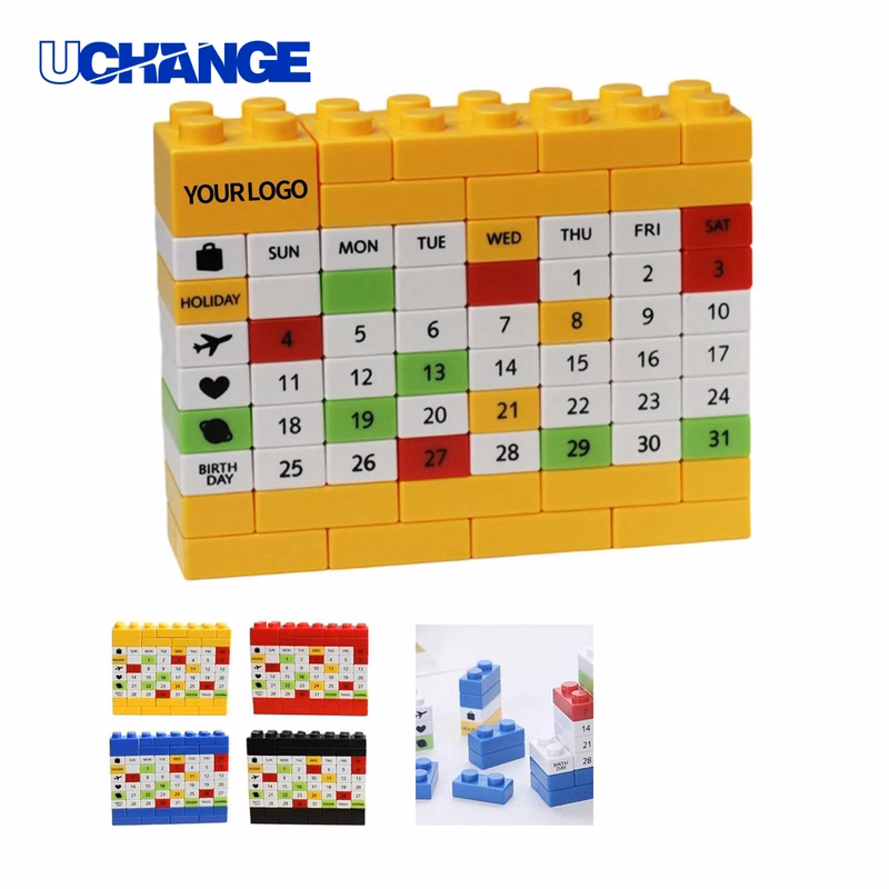Block Calendar Desk Organizer 4.6 Inch