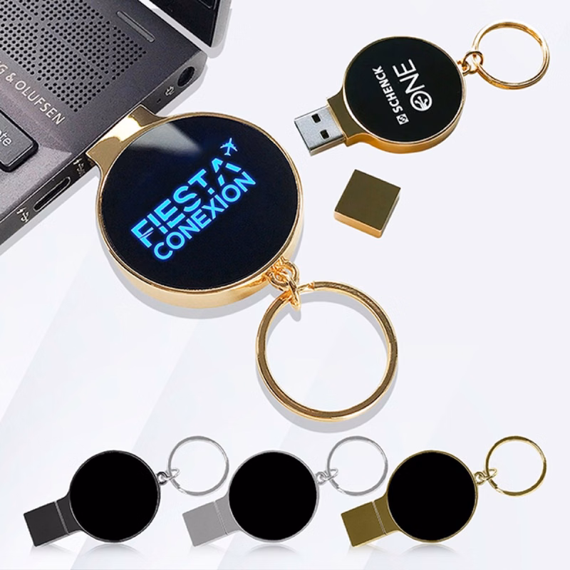 16GB Light Disc Keyring USB