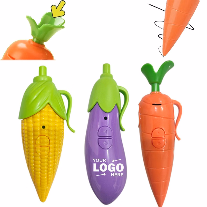 MOQ 50 Vegetable Shaped Voice Recording Ballpoint Pen