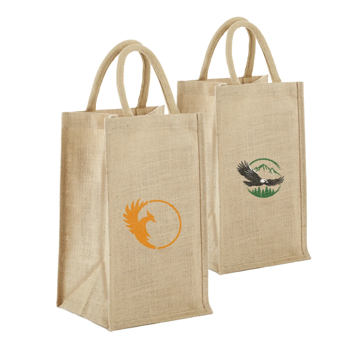 Jute Tote with Long Web Handles 1