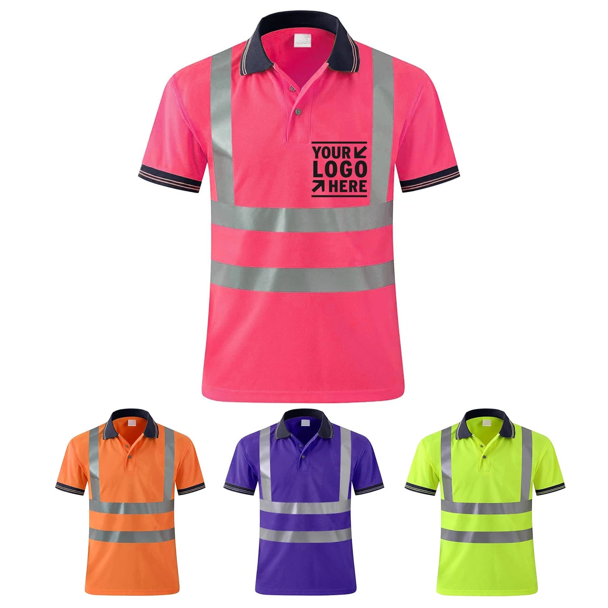 Safety Reflective Polo Shirt 1