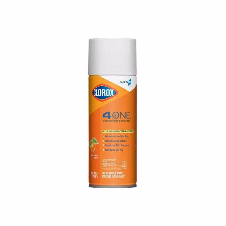CloroxPro 4 in One Disinfectant & Sanitizer - 12 Pack Fresh Citrus