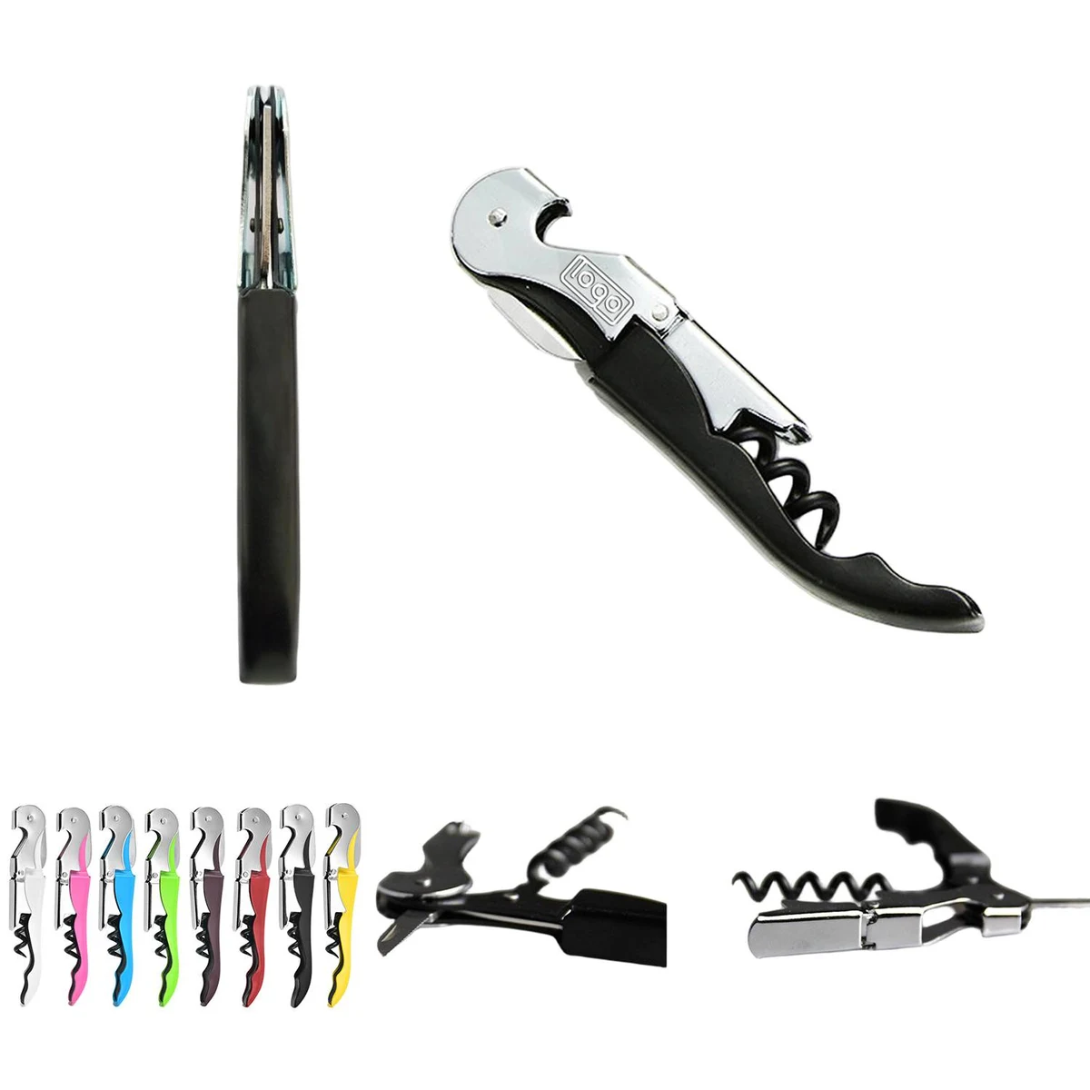 Two-Step Waiters Corkscrew Wine Key Opener 1