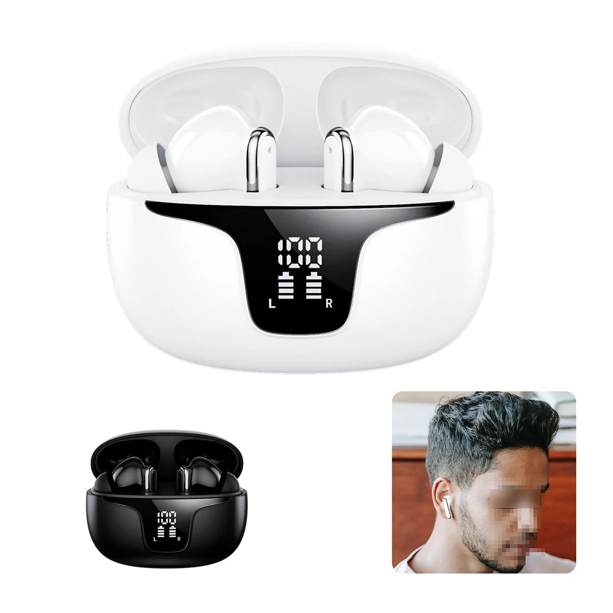 LED Display Sport Earbuds 1