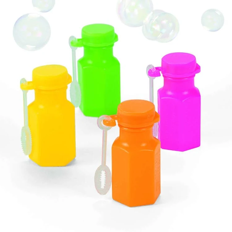 Mini Neon Bubble Bottles - Assorted 1