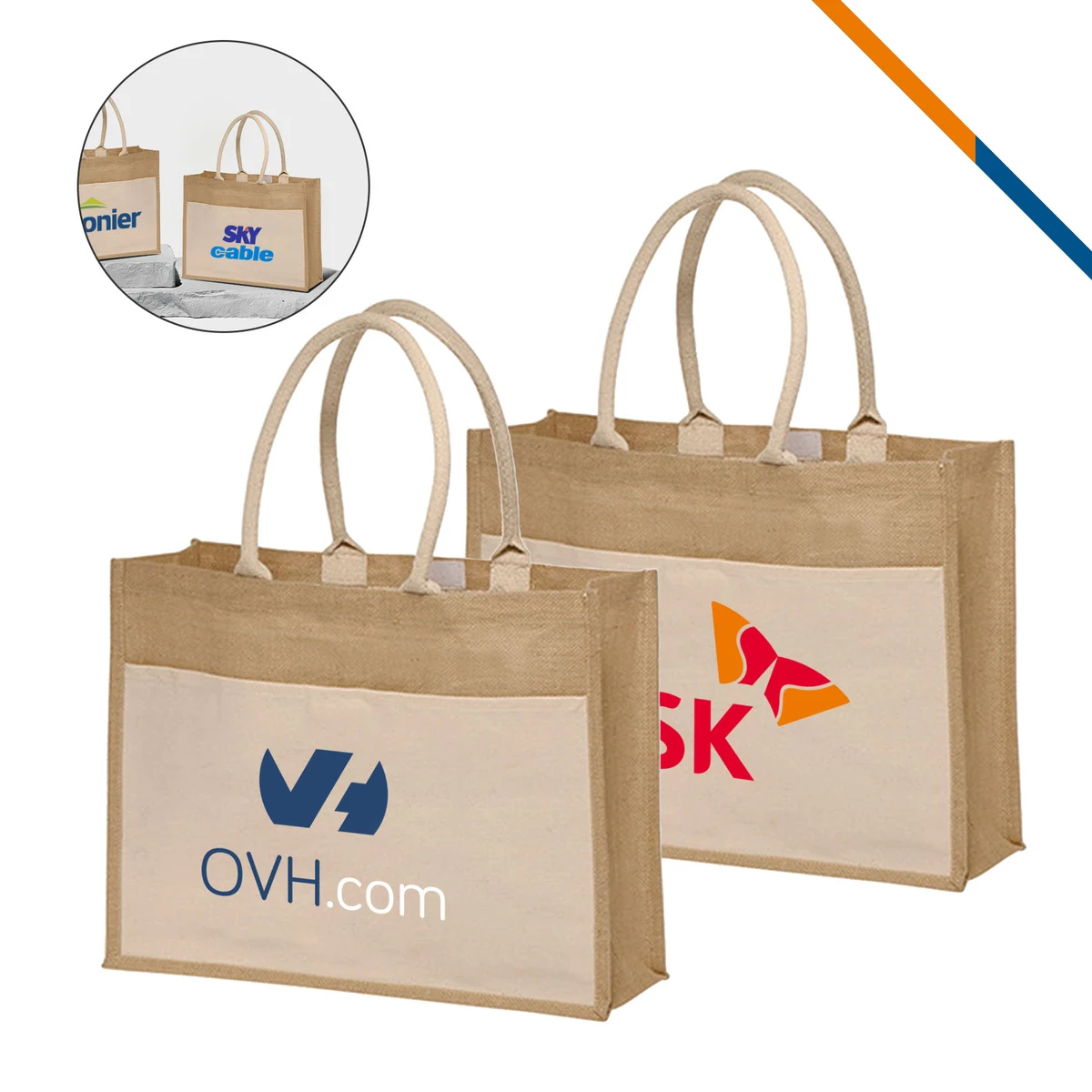 Neobray Tote Bag, custom tote bag with logo imprint 1