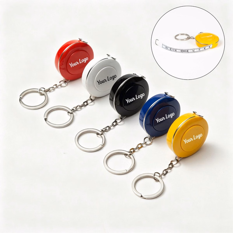 Portable Pocket Tape Measure Keychain