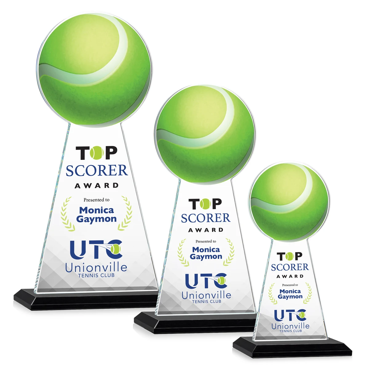 Edenwood Tennis VividPrint™ Award - Black 1