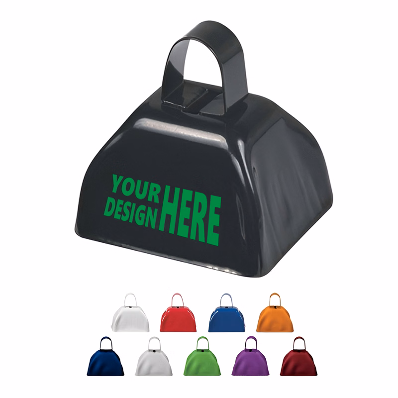 MOQ50 Custom Colorful Cowbells for Parties and Events