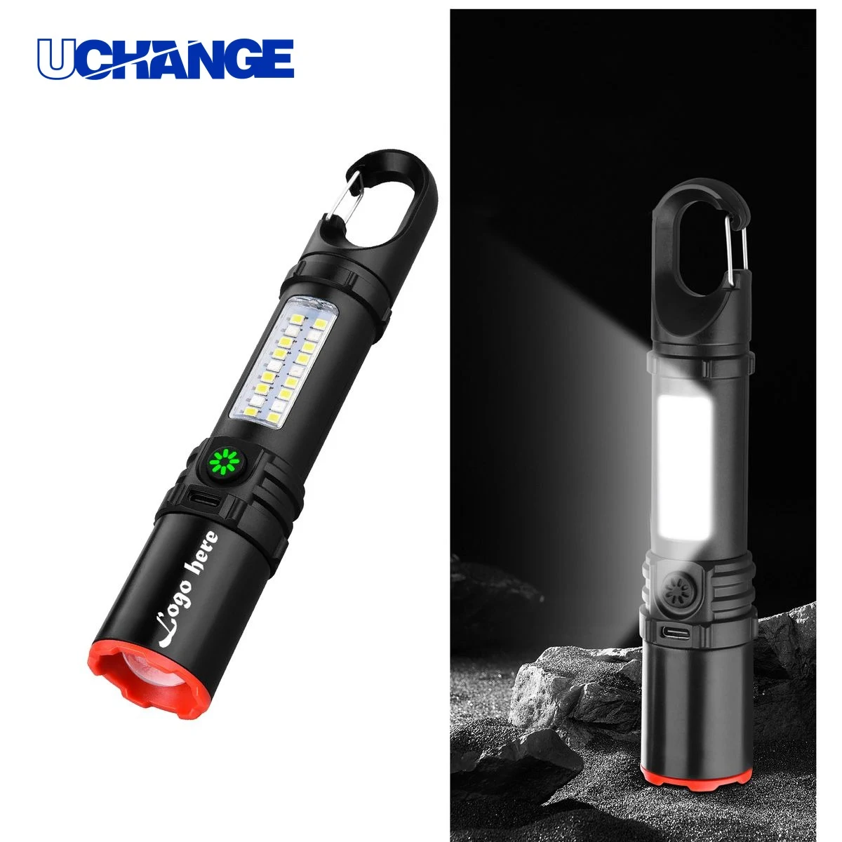 Rechargeable Outdoor Multifunction Flashlight 1