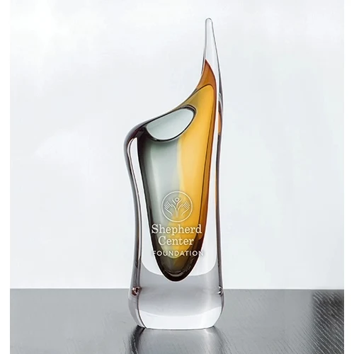 Voltaire Art Vase, Gold/Black 1
