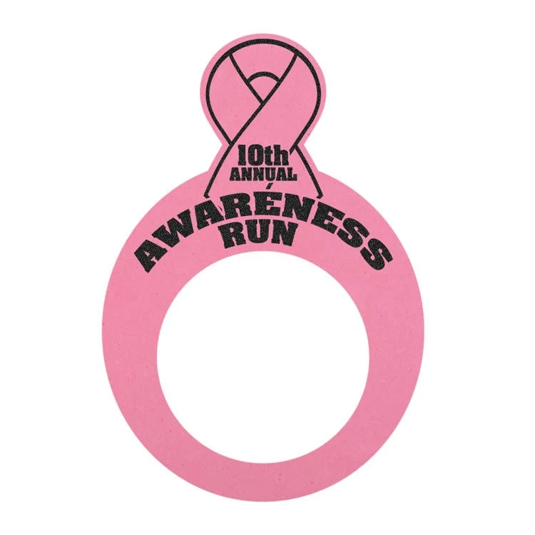 12" Foam Awareness Ribbon Visor 1