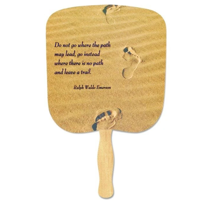 Trails In The Sand Stock Religious & Inspirational Fan 1