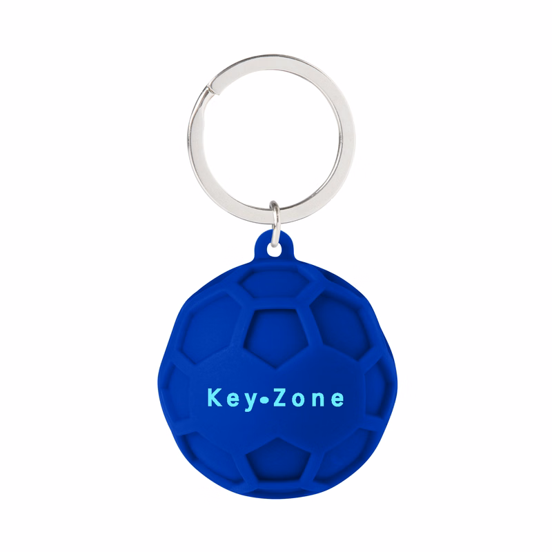 Silicone Squish Ball Keychain