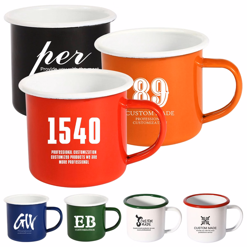 12oz Enamel Drinking Mug