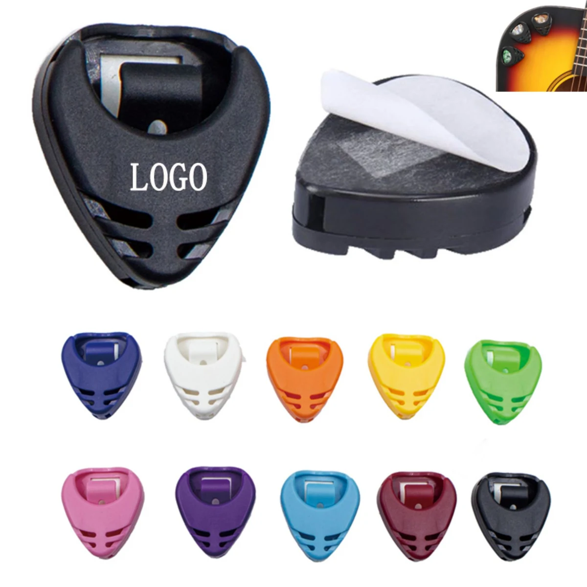 Guitar Pick Holder Sticky 1