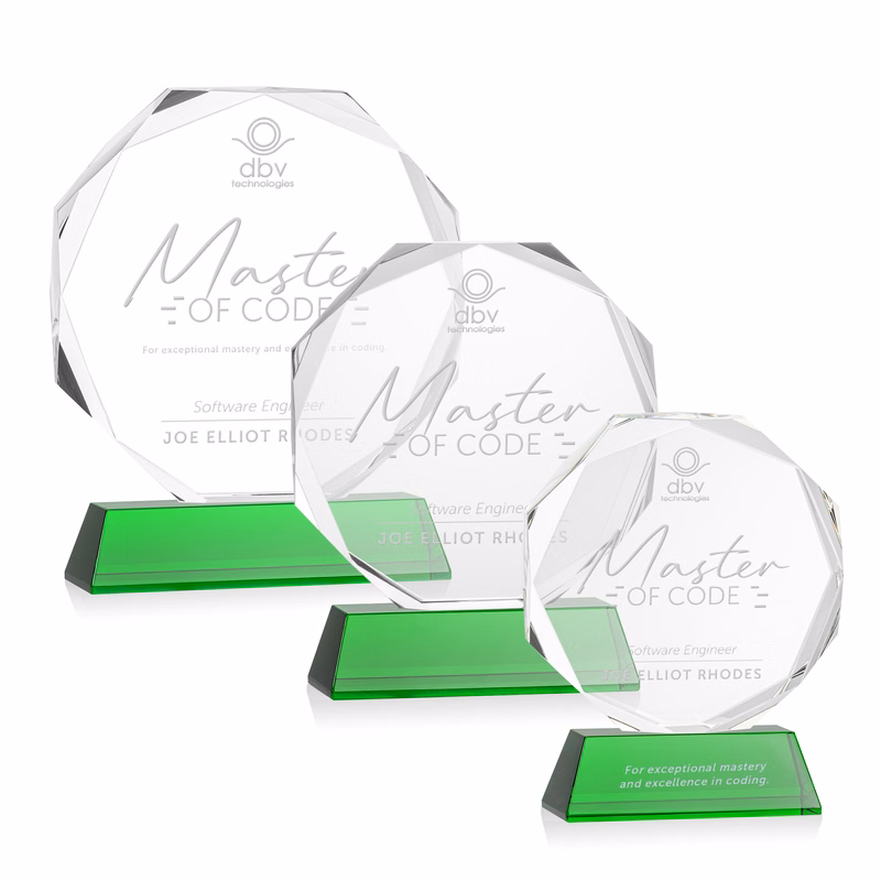 Acadian Award on Newhaven Base - Green