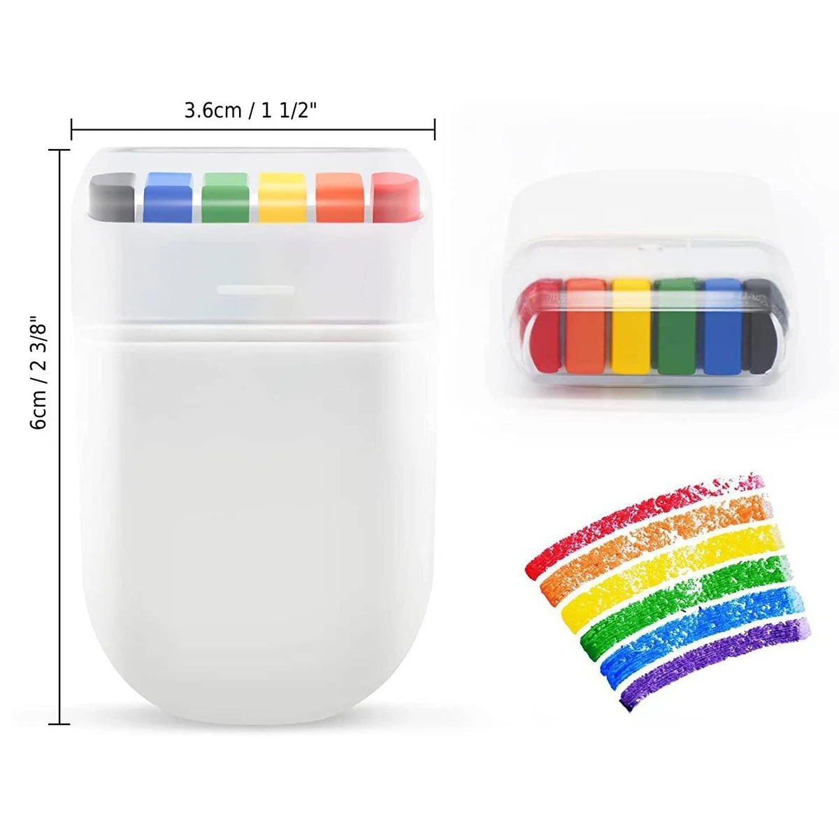 6 Colors Rainbow Paint Stick 1