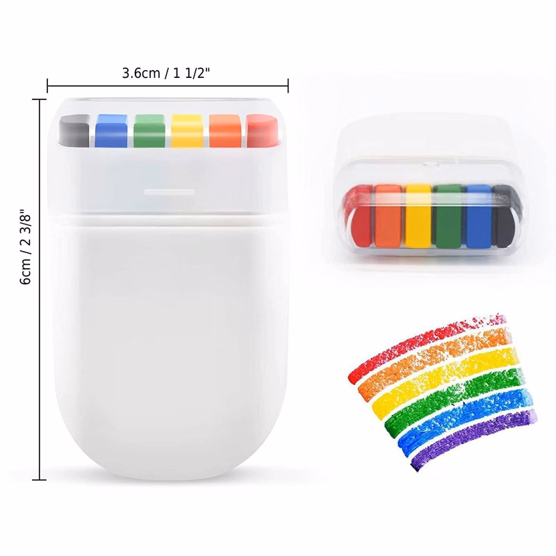 6 Colors Rainbow Paint Stick