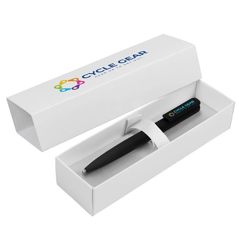 Jagger in Gift Box - Full Color on Pen Clip and Box 1