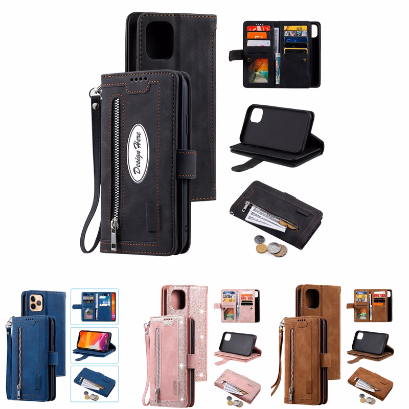 Versatile Zipper Phone Case with Superior Durability