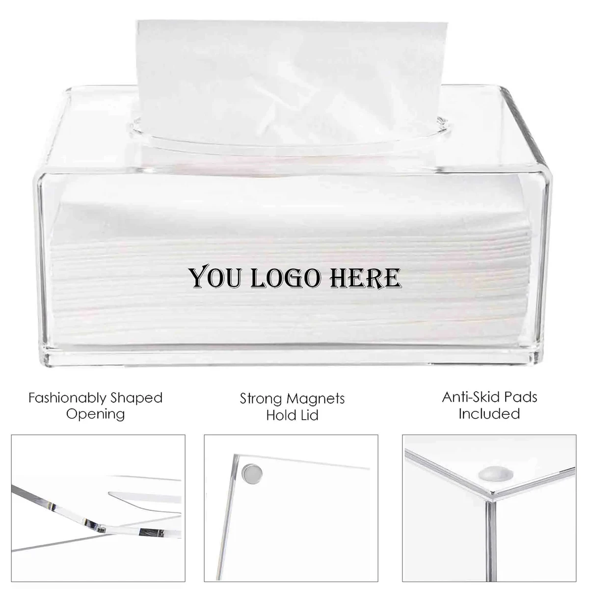 Clear Acrylic Tissue Box 1