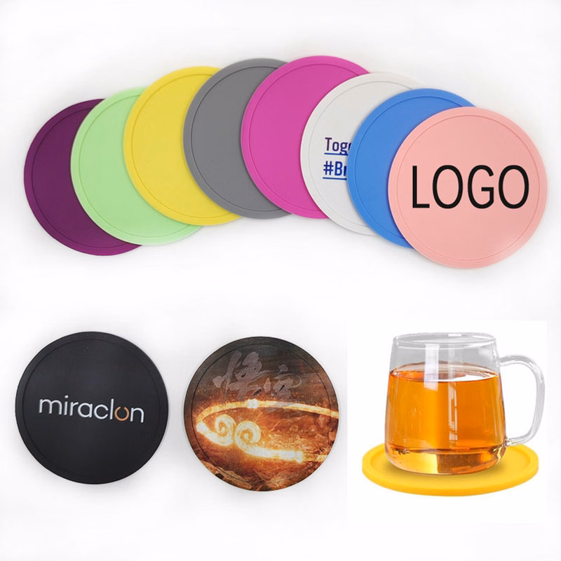 Round Silicone Coasters