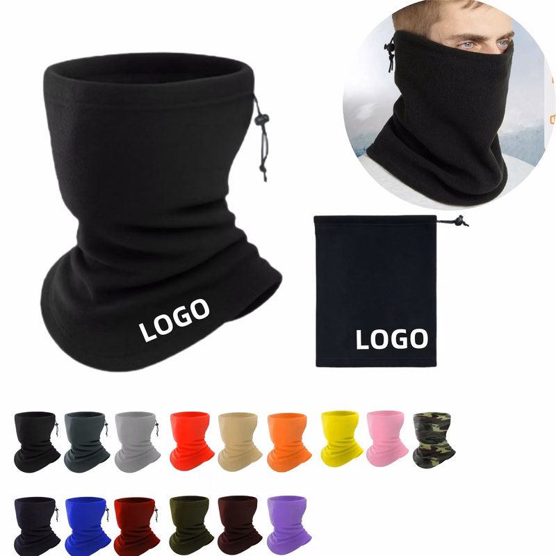 2 Layer Fleece Multifunctional Neck Gaiter Winter Balaclava