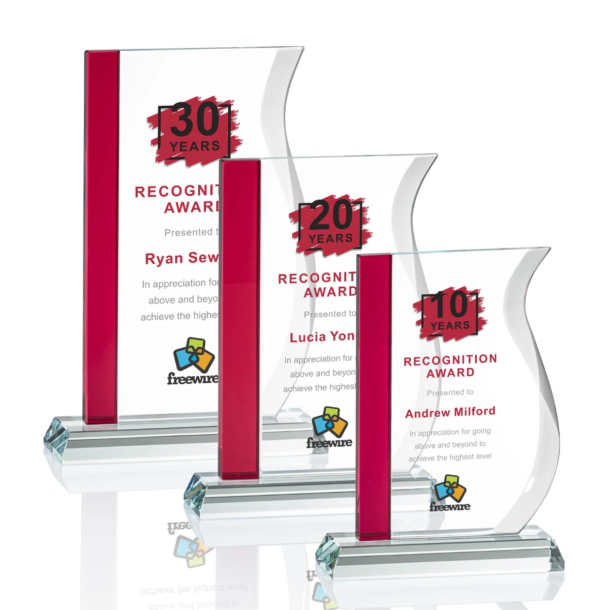 Burbank VividPrint™ Award - Red 1