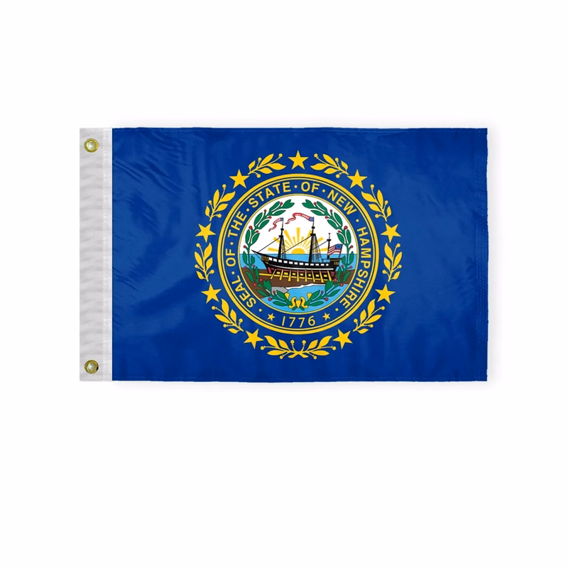 12"x18" to 8'x12' New Hampshire Nylon Flags