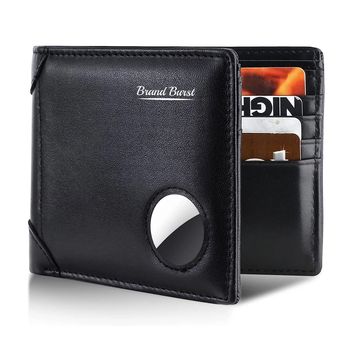 RFID Blocking Genuine Leather Bifold Mens Wallet 1