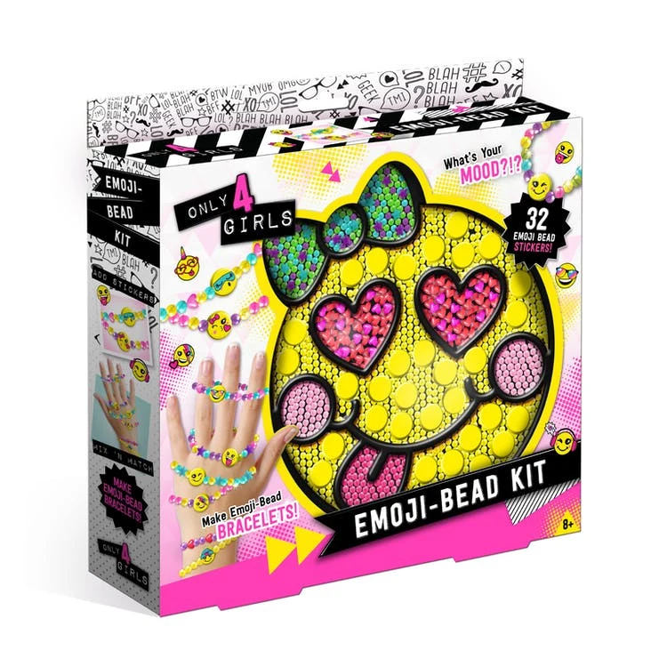 Emoji Bead Kits - 1000 Pieces Assorted Ages 8+ 1