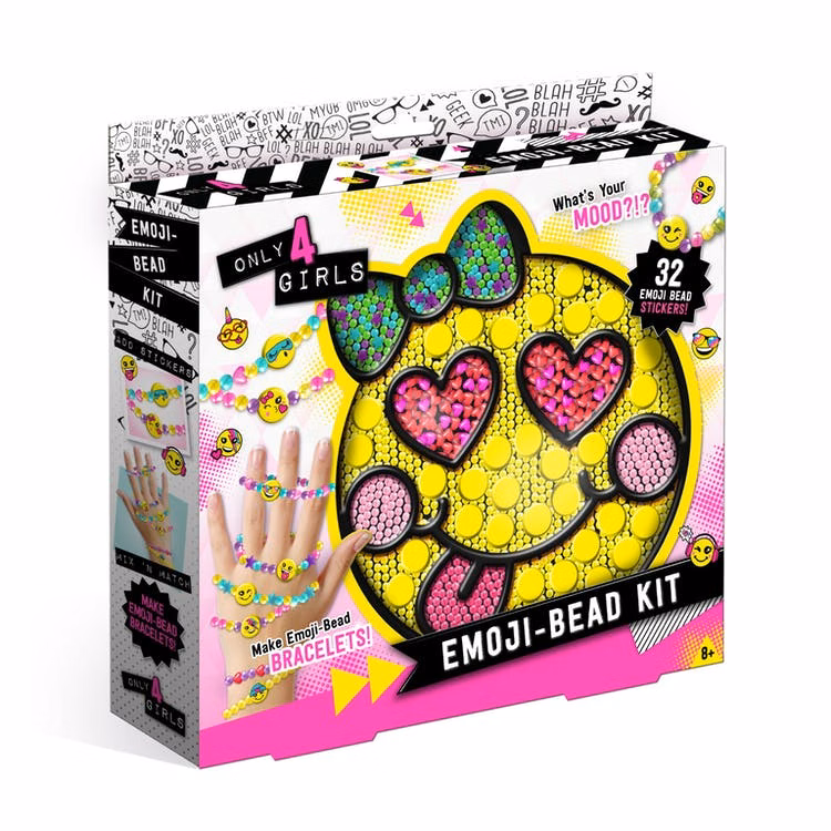 Emoji Bead Kits - 1000 Pieces Assorted Ages 8+