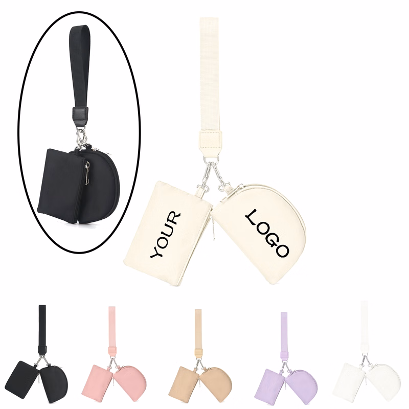 MOQ 20 PCS Dual Pocket Wrist Wallet
