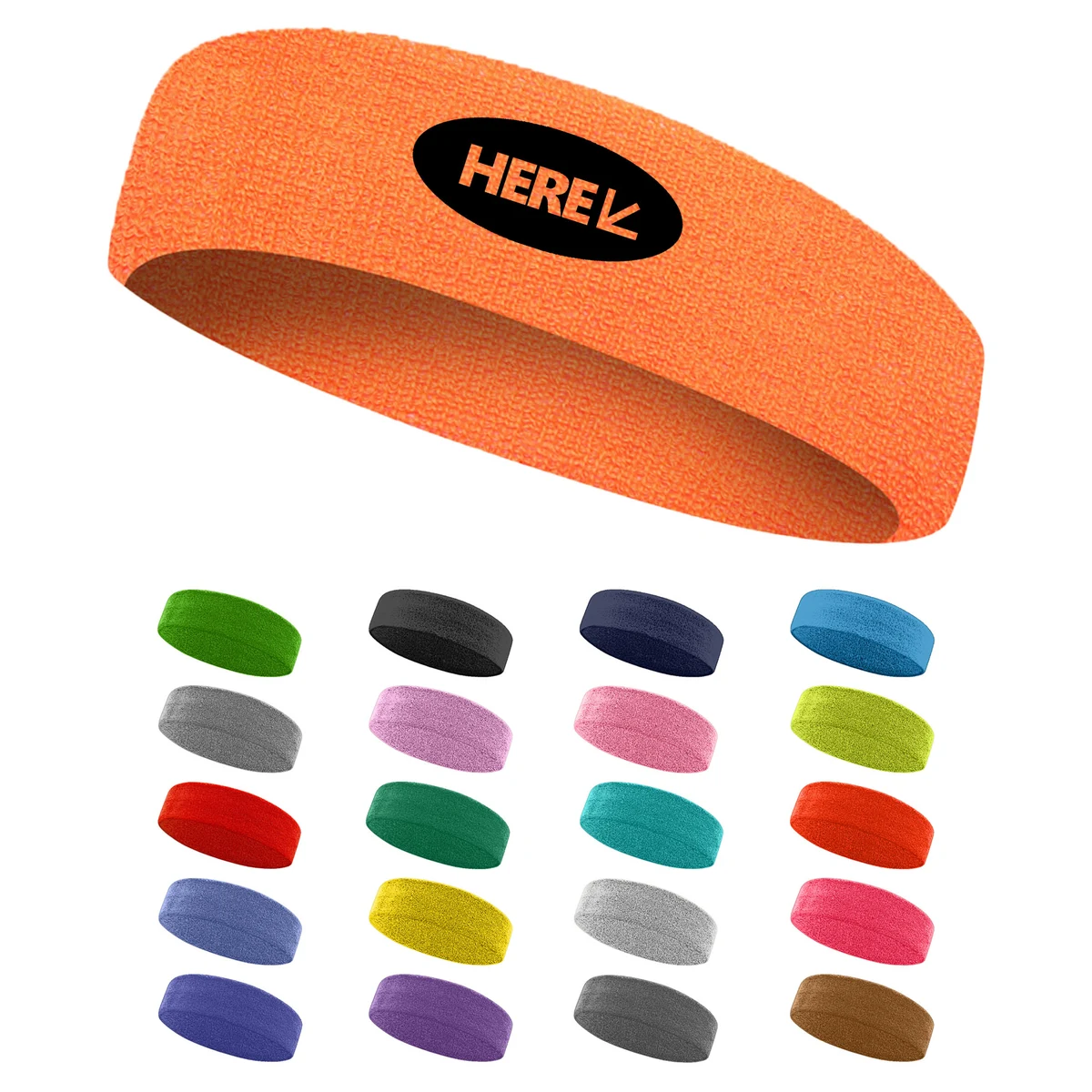 Absorbent Towel Headbands-MOQ50 1