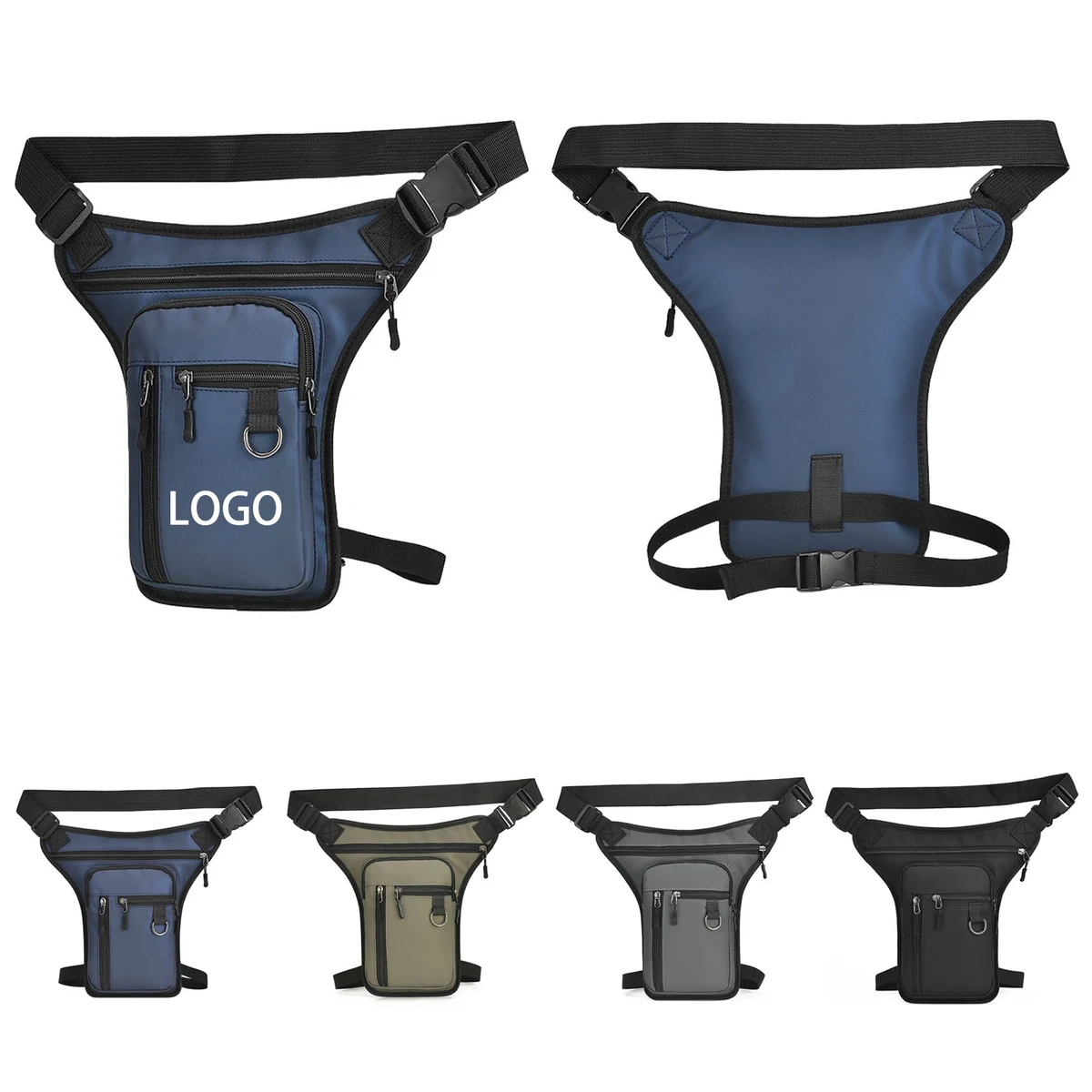 Versatile Water-resistant Sling Bag with Multiple Compartments 1